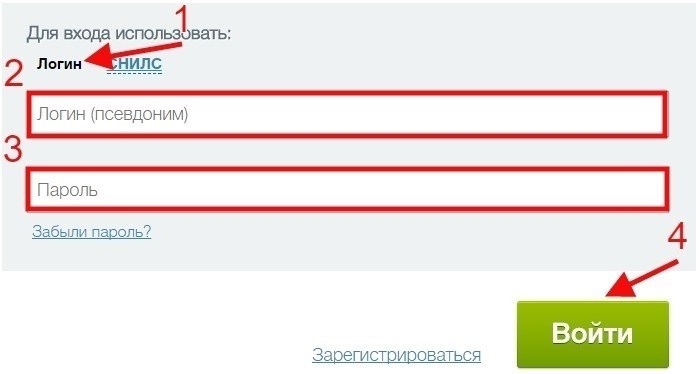 Доступ осуществляется с использованием указанного логина и пароля.