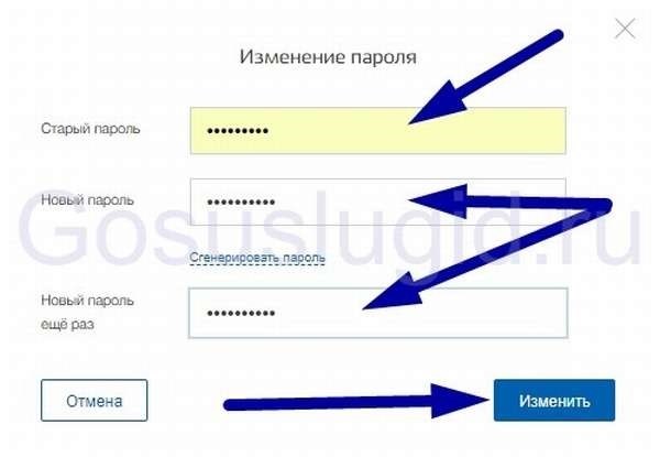 Как изменить пароль на портале 'Госуслуги' на персональном компьютере, смартфоне и в мобильном приложении?